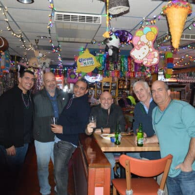 Party at a Mexican restaurant