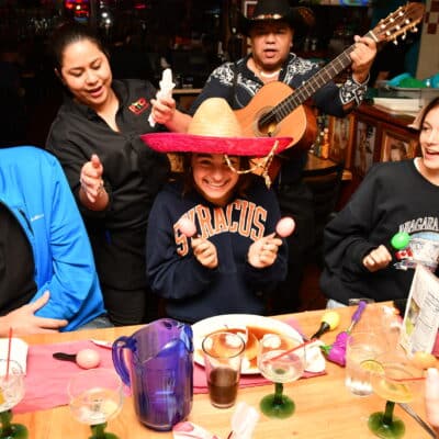 Party at a Mexican restaurant