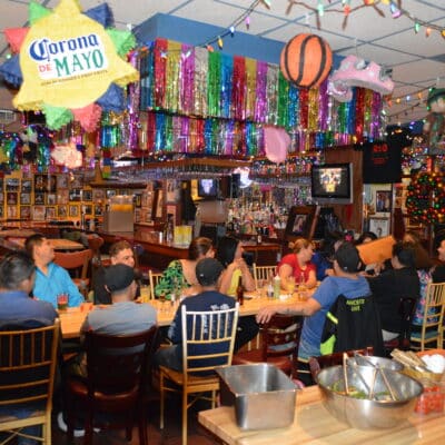 Party at a Mexican restaurant