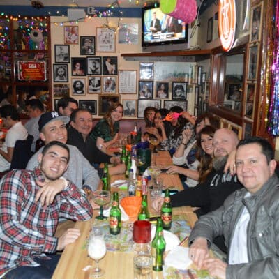 Party at a Mexican restaurant